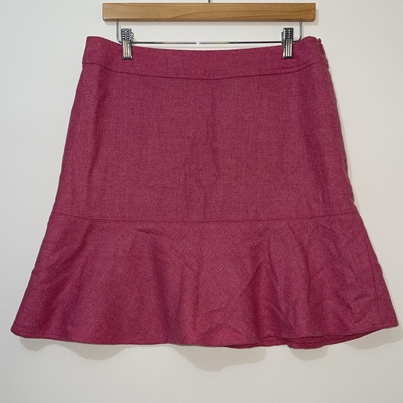 Gap Y2K Vintage Wool Trumpet Skirt Pink Size 8 - Picture 4 of 10